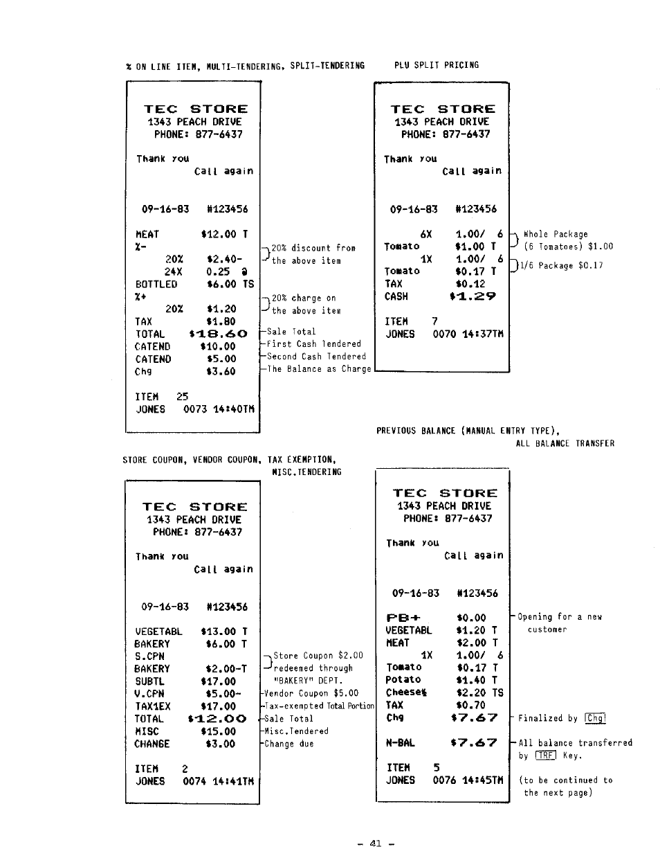 Toshiba TEC MA-1100-400 SERIES User Manual | Page 45 / 138