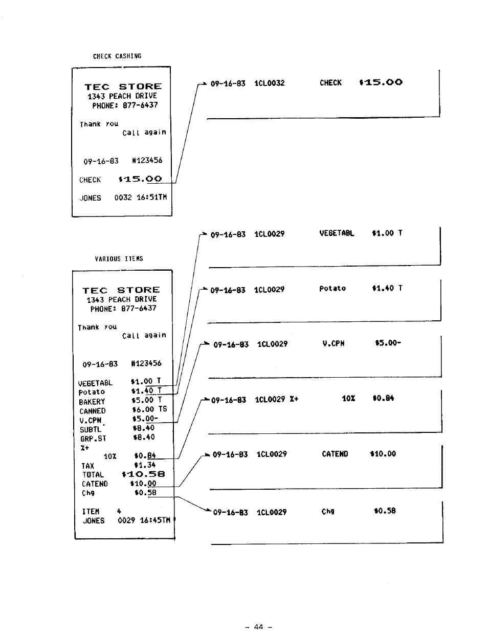 Toshiba TEC MA-1100-400 SERIES User Manual | Page 48 / 138