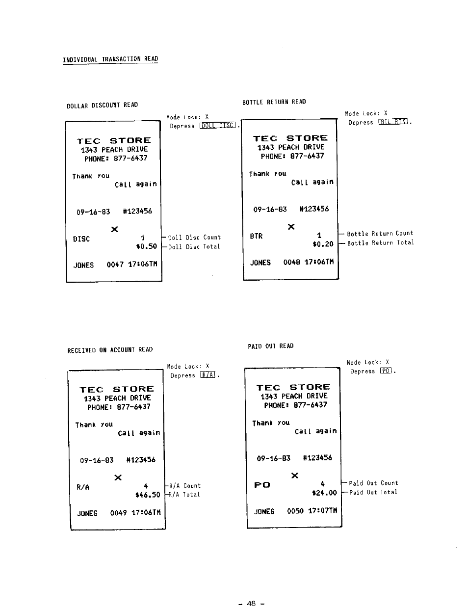 Toshiba TEC MA-1100-400 SERIES User Manual | Page 52 / 138