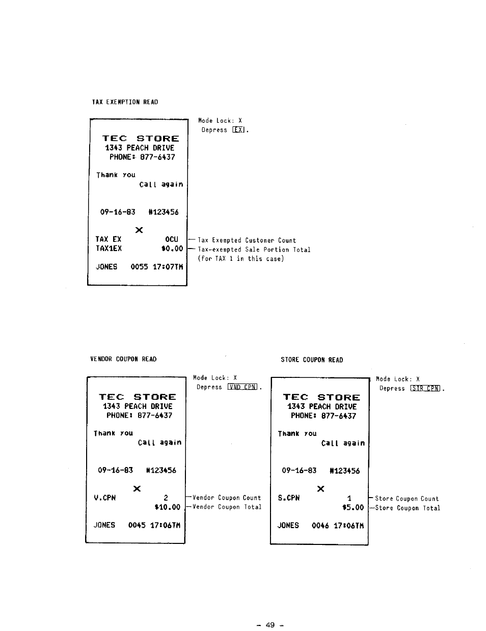 Toshiba TEC MA-1100-400 SERIES User Manual | Page 53 / 138
