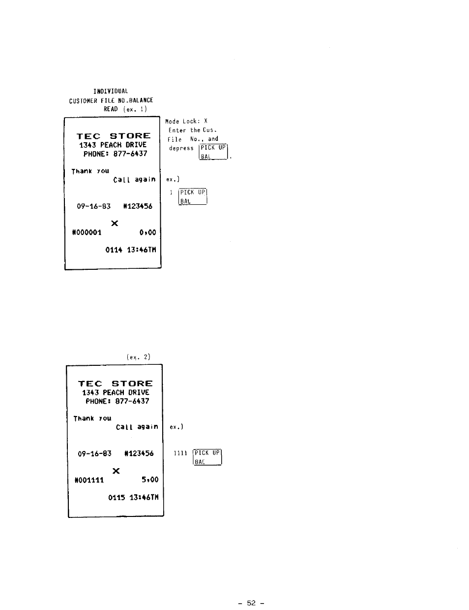 N i l | Toshiba TEC MA-1100-400 SERIES User Manual | Page 56 / 138