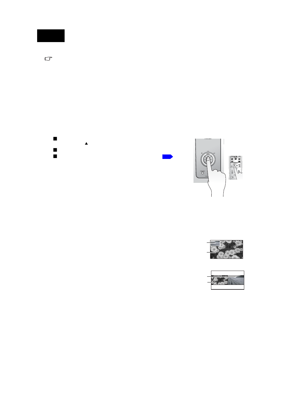 Personalizing the projector menu display, Saving and loading the video memory, P. 23 | P.23 | Toshiba TDP-MT700 User Manual | Page 23 / 34