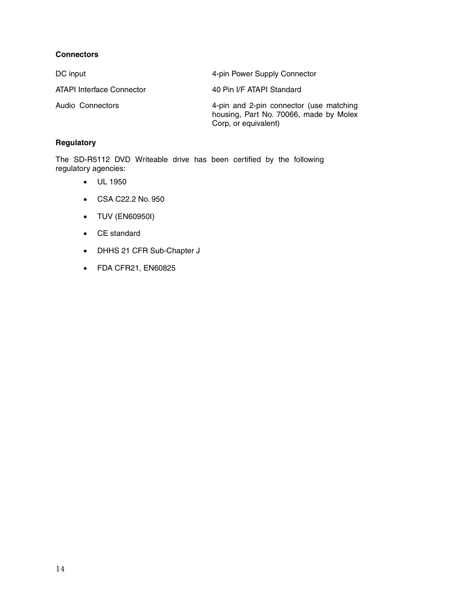 Toshiba DVD REWRITEABLE DRIVE SD-R5112 User Manual | Page 16 / 18