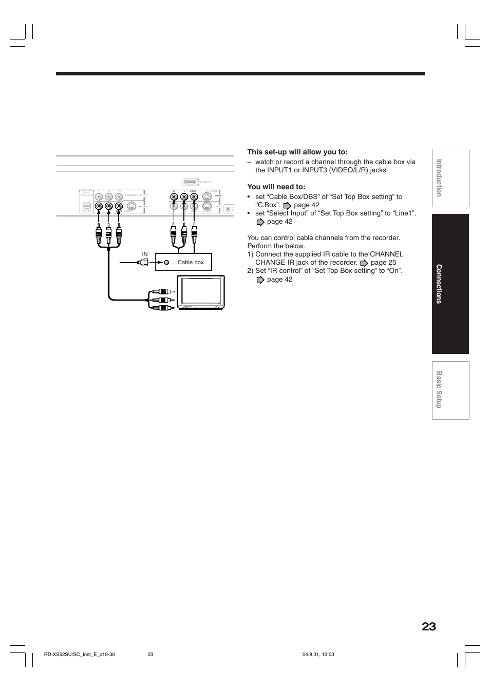 You will need to | Toshiba RD-KX50SU User Manual | Page 23 / 60