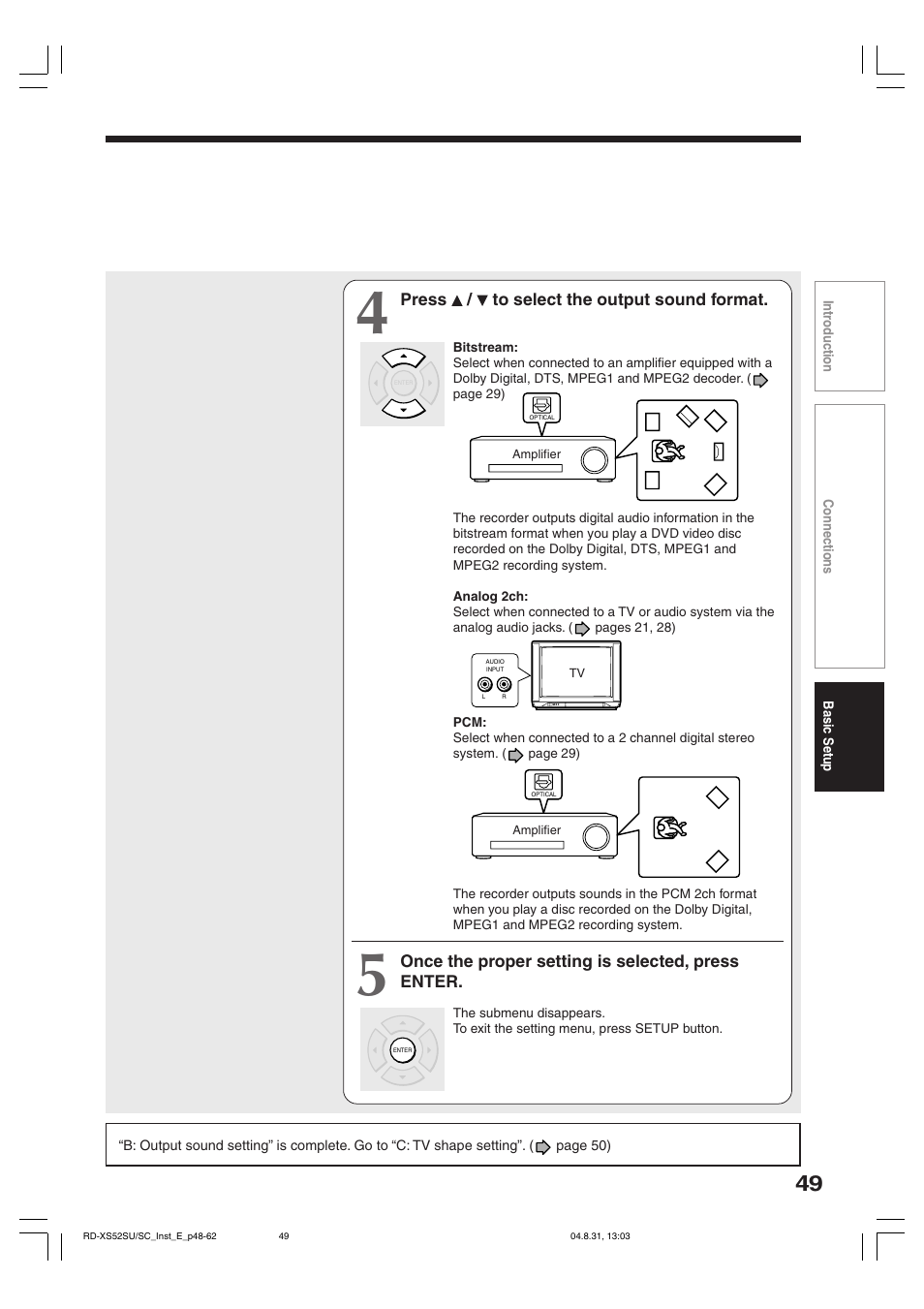 Toshiba RD-KX50SU User Manual | Page 49 / 60