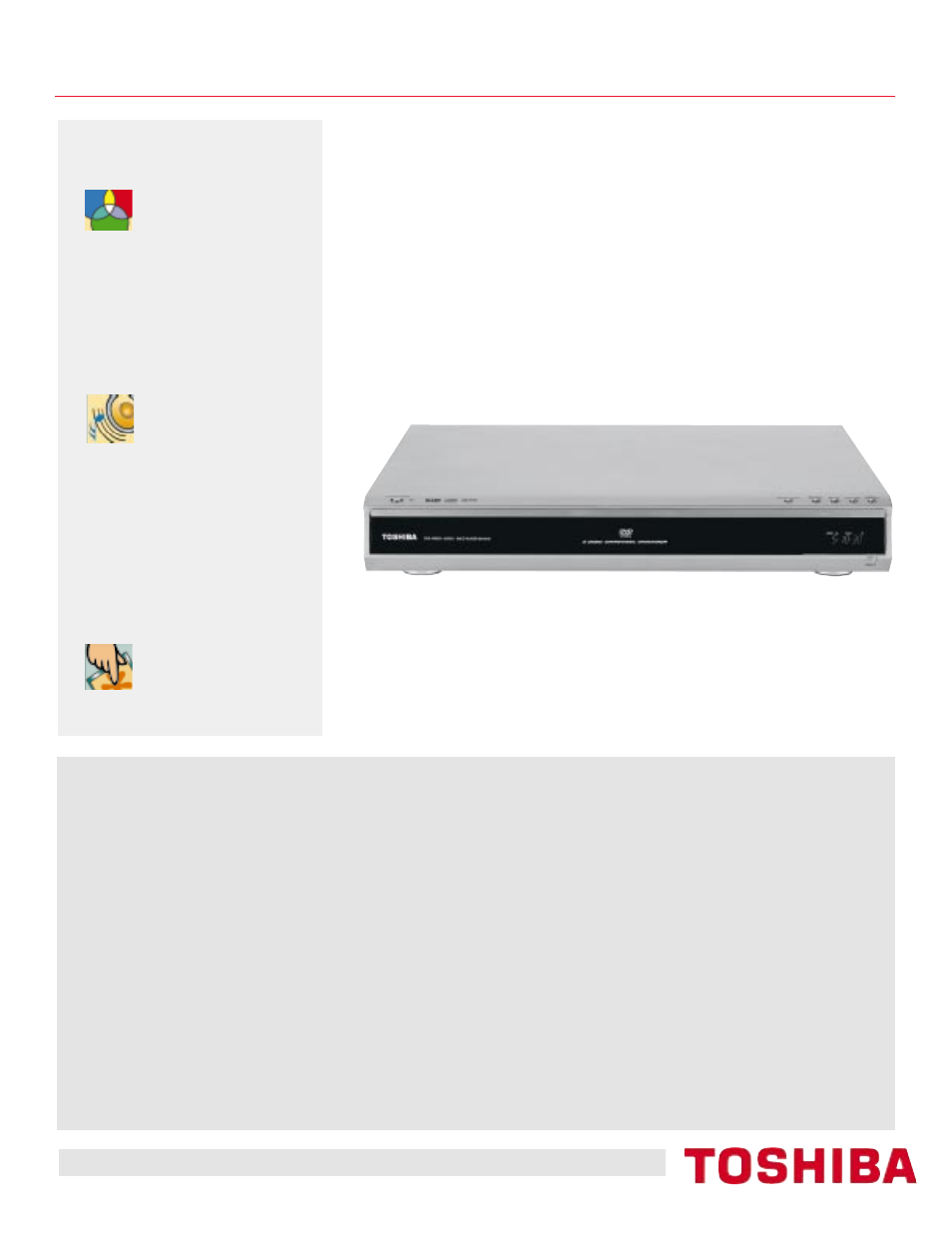 Toshiba SD-6915 User Manual | 2 pages