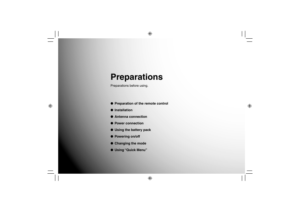 Preparations | Toshiba SD-P120DTKE User Manual | Page 25 / 92