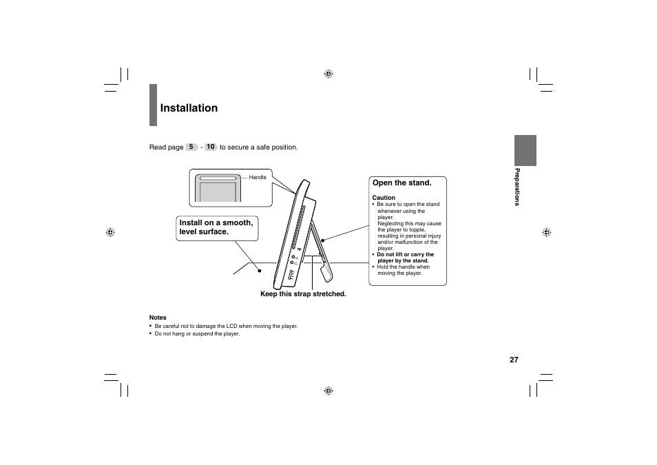 Installation | Toshiba SD-P120DTKE User Manual | Page 27 / 92