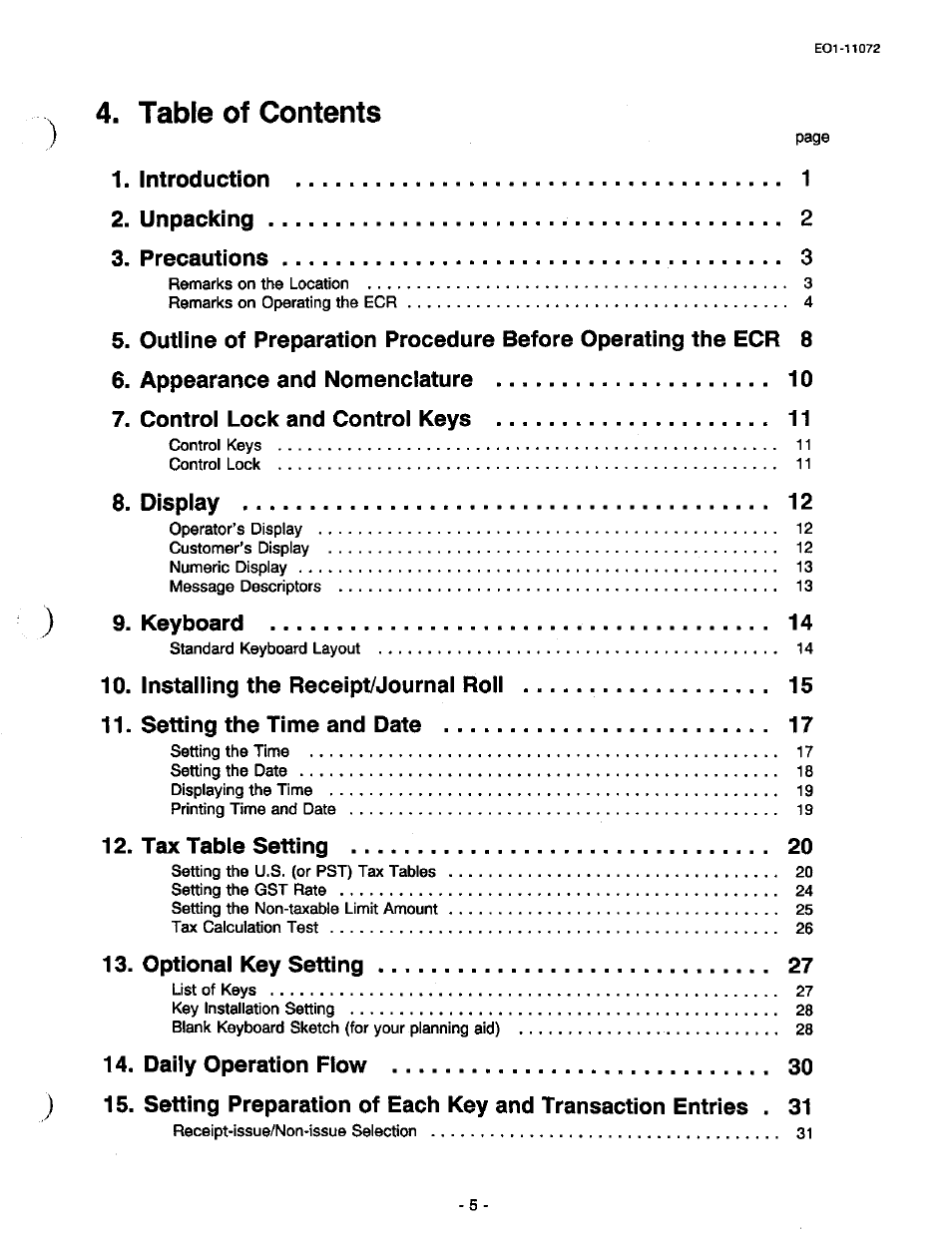 Toshiba TEC MA-85-100 User Manual | Page 7 / 120