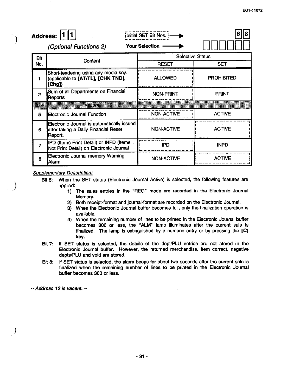 Toshiba TEC MA-85-100 User Manual | Page 91 / 120