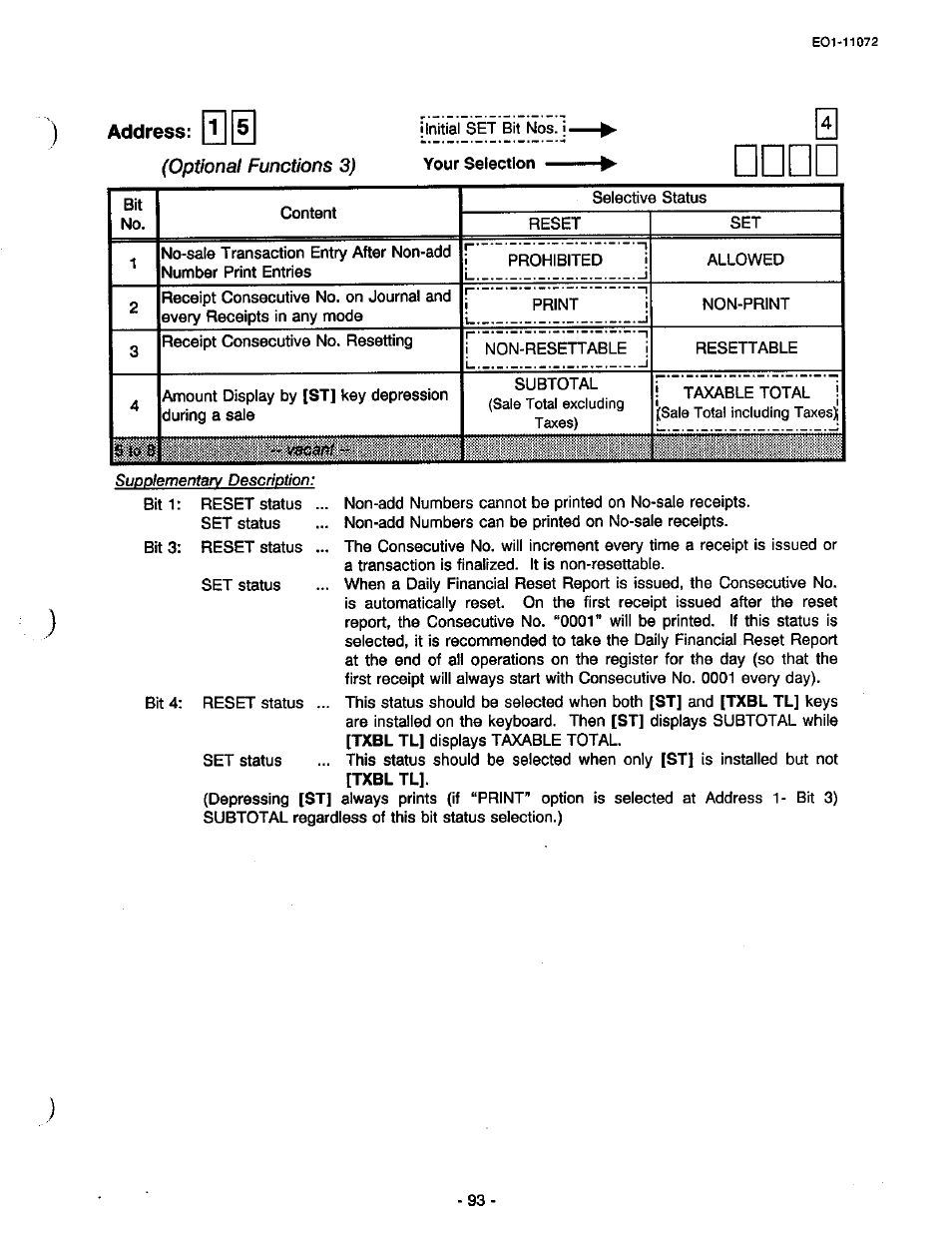 Toshiba TEC MA-85-100 User Manual | Page 93 / 120