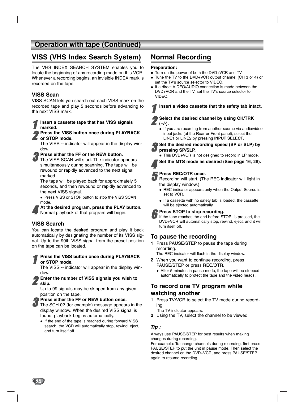 Toshiba SD-V596SU User Manual | Page 24 / 49