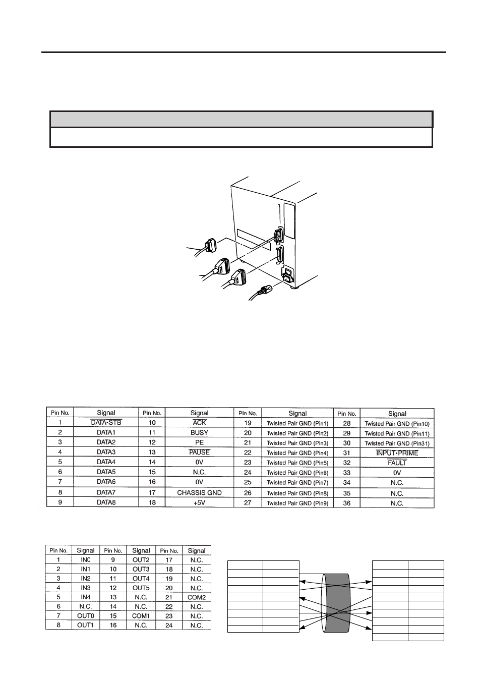 Installing the printer, Installing the printer -1, Connecting the power cord and cables | Toshiba TEC B-570-QQ SERIES User Manual | Page 11 / 30