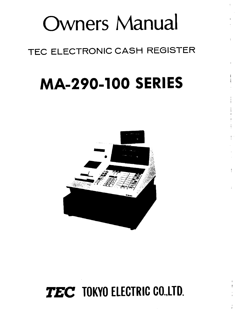 Toshiba MA-290-100 SERIES User Manual | 84 pages