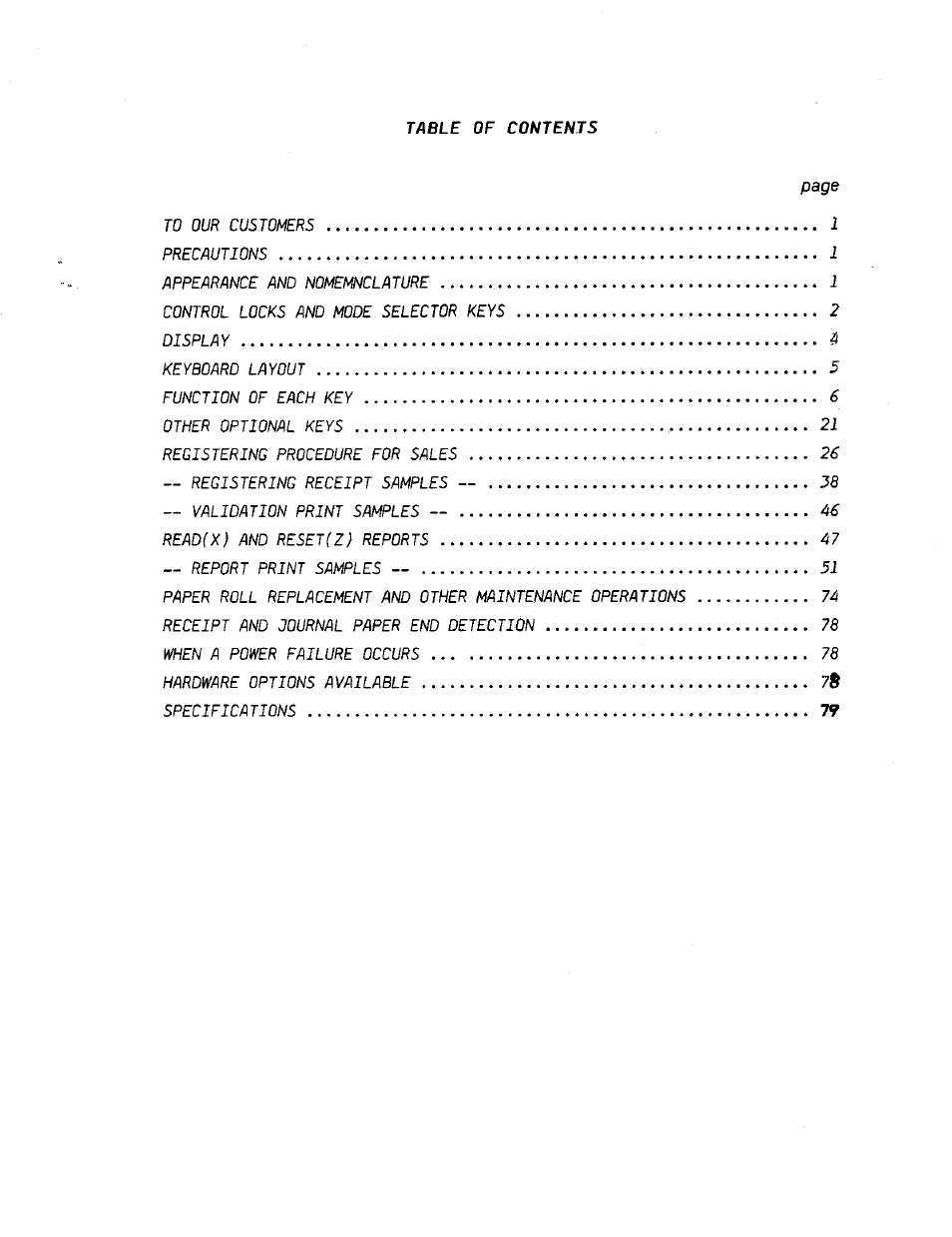 Toshiba MA-290-100 SERIES User Manual | Page 3 / 84