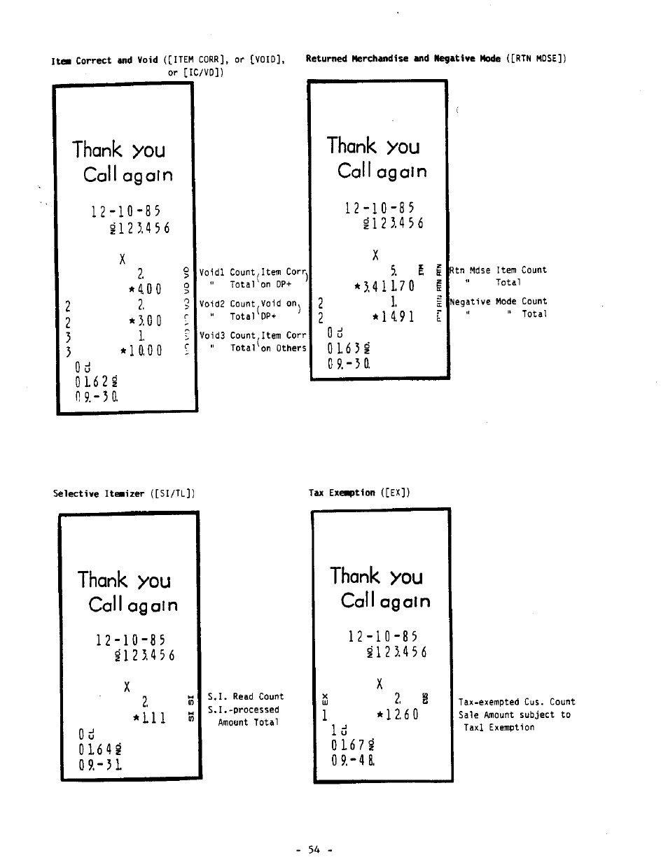 Thank you, Call again | Toshiba MA-290-100 SERIES User Manual | Page 58 / 84
