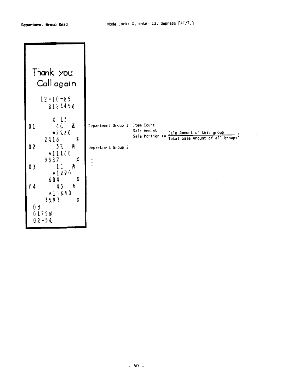 Thank you, Call again | Toshiba MA-290-100 SERIES User Manual | Page 64 / 84