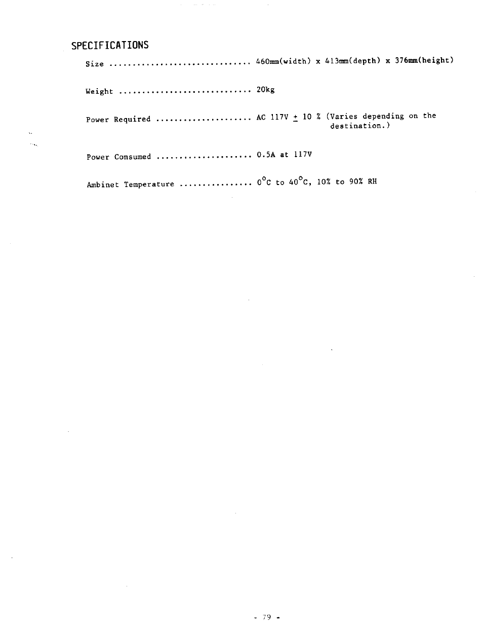 Toshiba MA-290-100 SERIES User Manual | Page 83 / 84