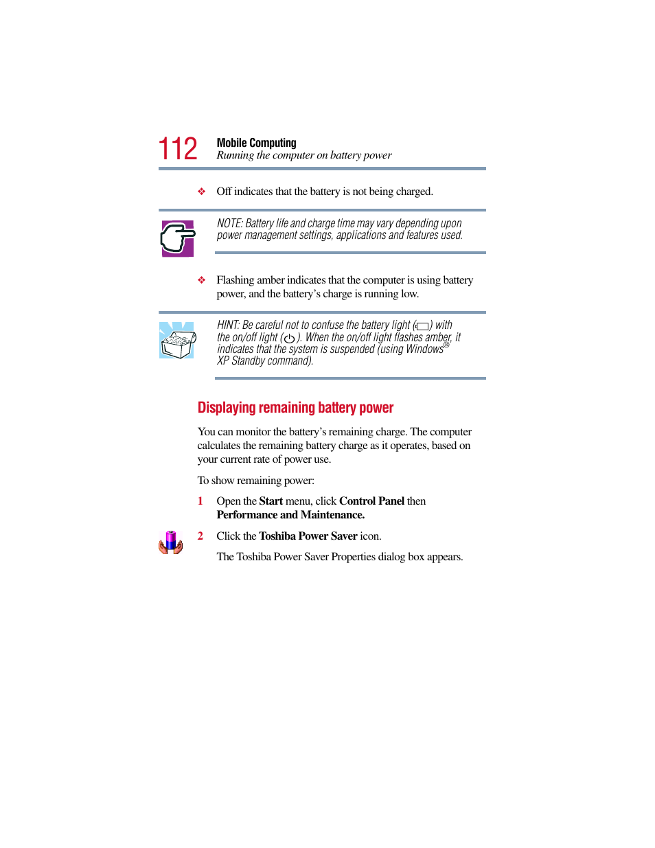 Toshiba Satellite Pro 6000 Series User Manual | Page 112 / 295