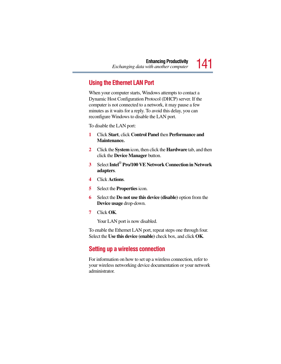Toshiba Satellite Pro 6000 Series User Manual | Page 141 / 295
