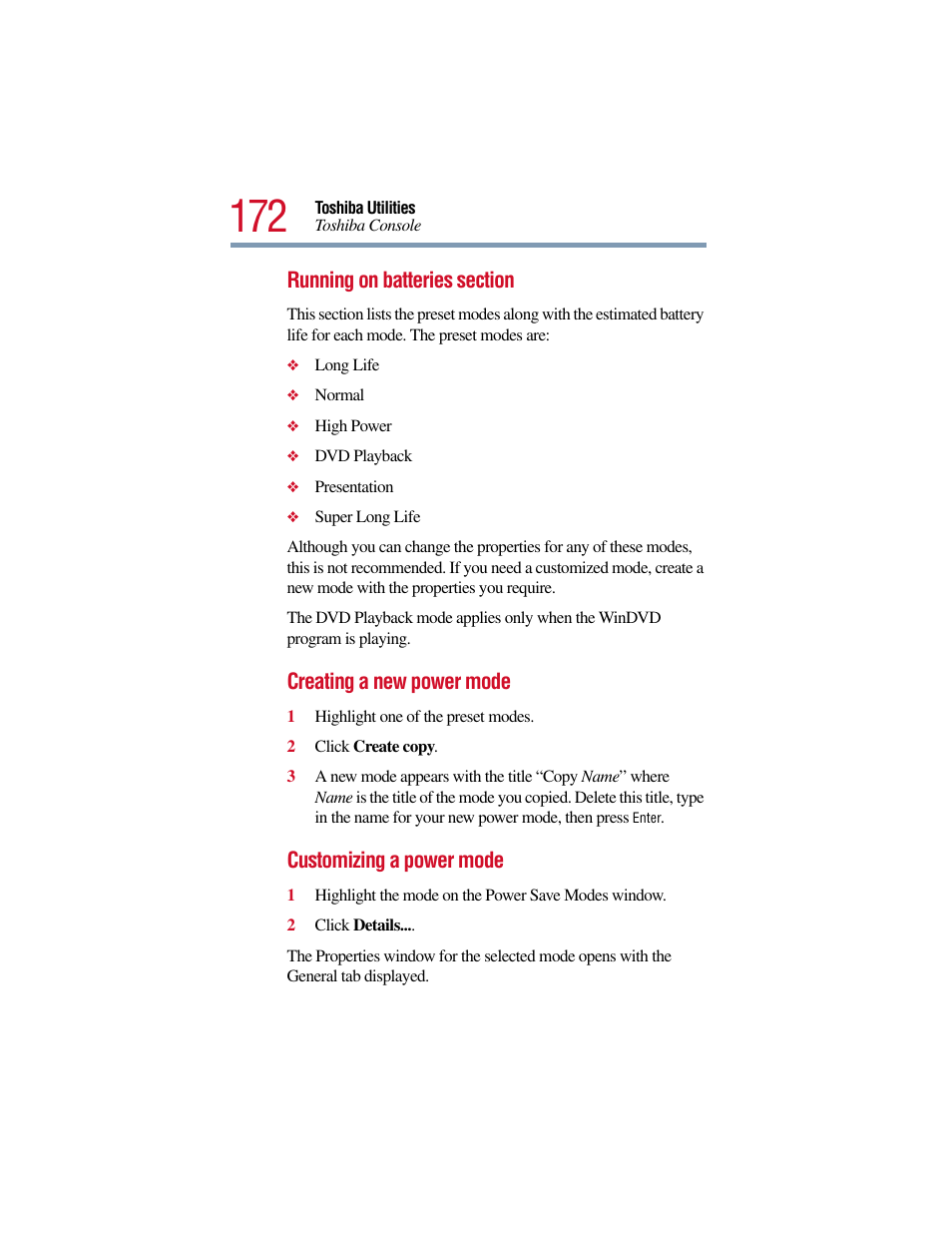 Toshiba Satellite Pro 6000 Series User Manual | Page 172 / 295