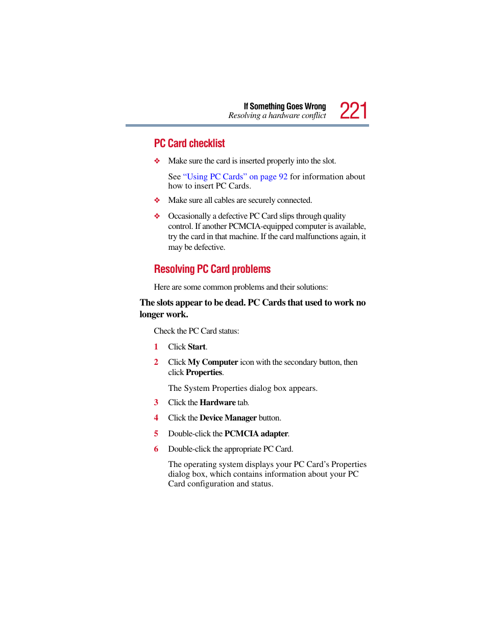 Toshiba Satellite Pro 6000 Series User Manual | Page 221 / 295
