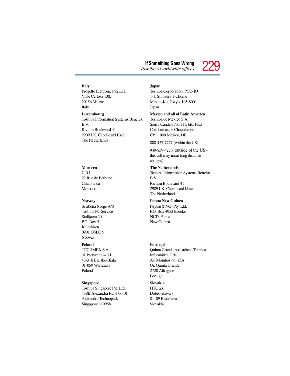 Toshiba Satellite Pro 6000 Series User Manual | Page 229 / 295