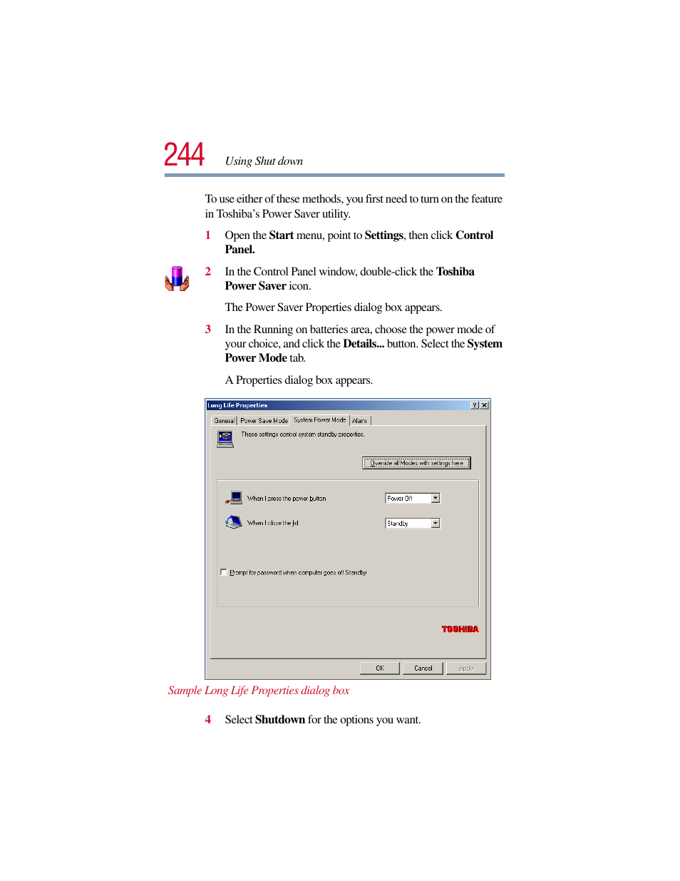 Toshiba Satellite Pro 6000 Series User Manual | Page 244 / 295