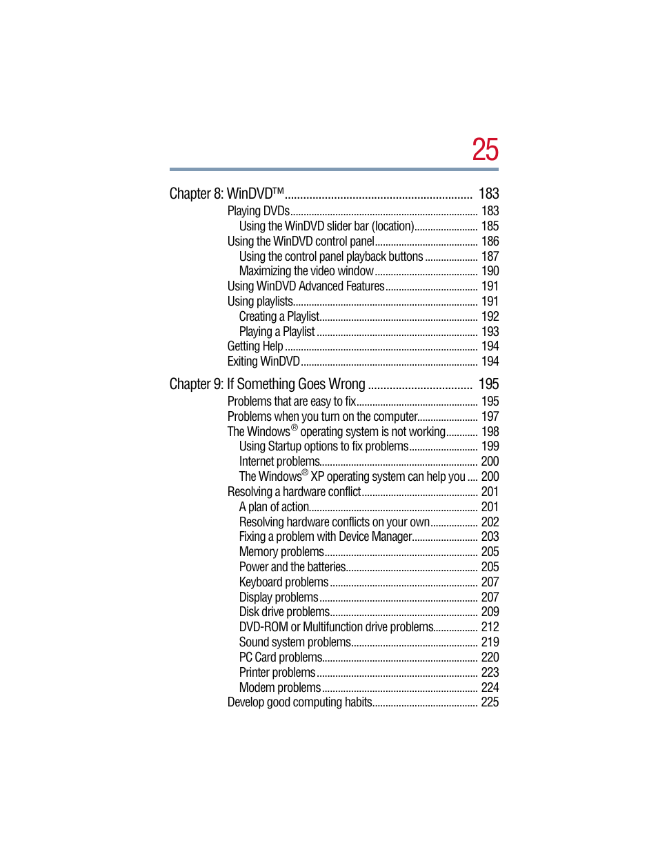 Toshiba Satellite Pro 6000 Series User Manual | Page 25 / 295