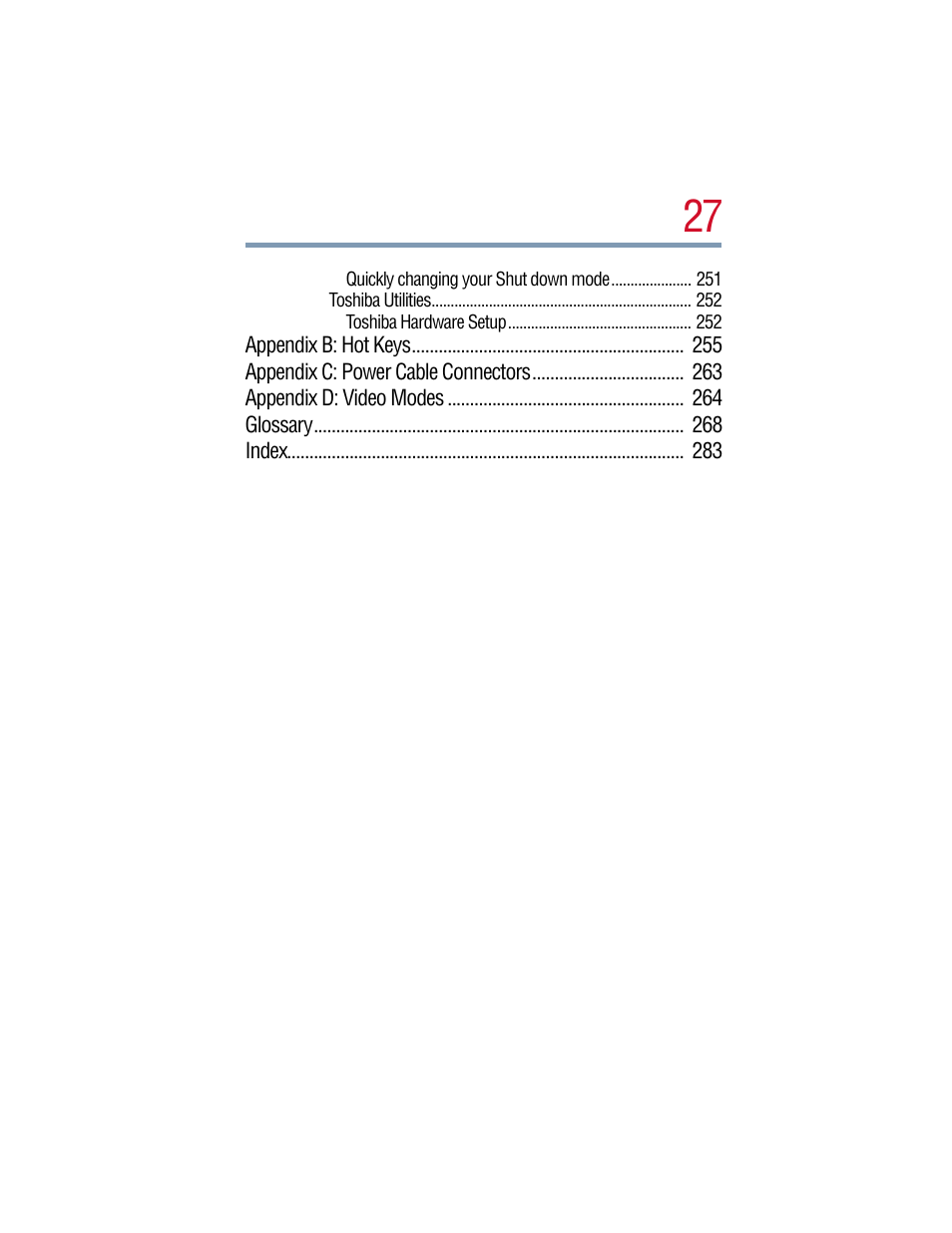 Toshiba Satellite Pro 6000 Series User Manual | Page 27 / 295