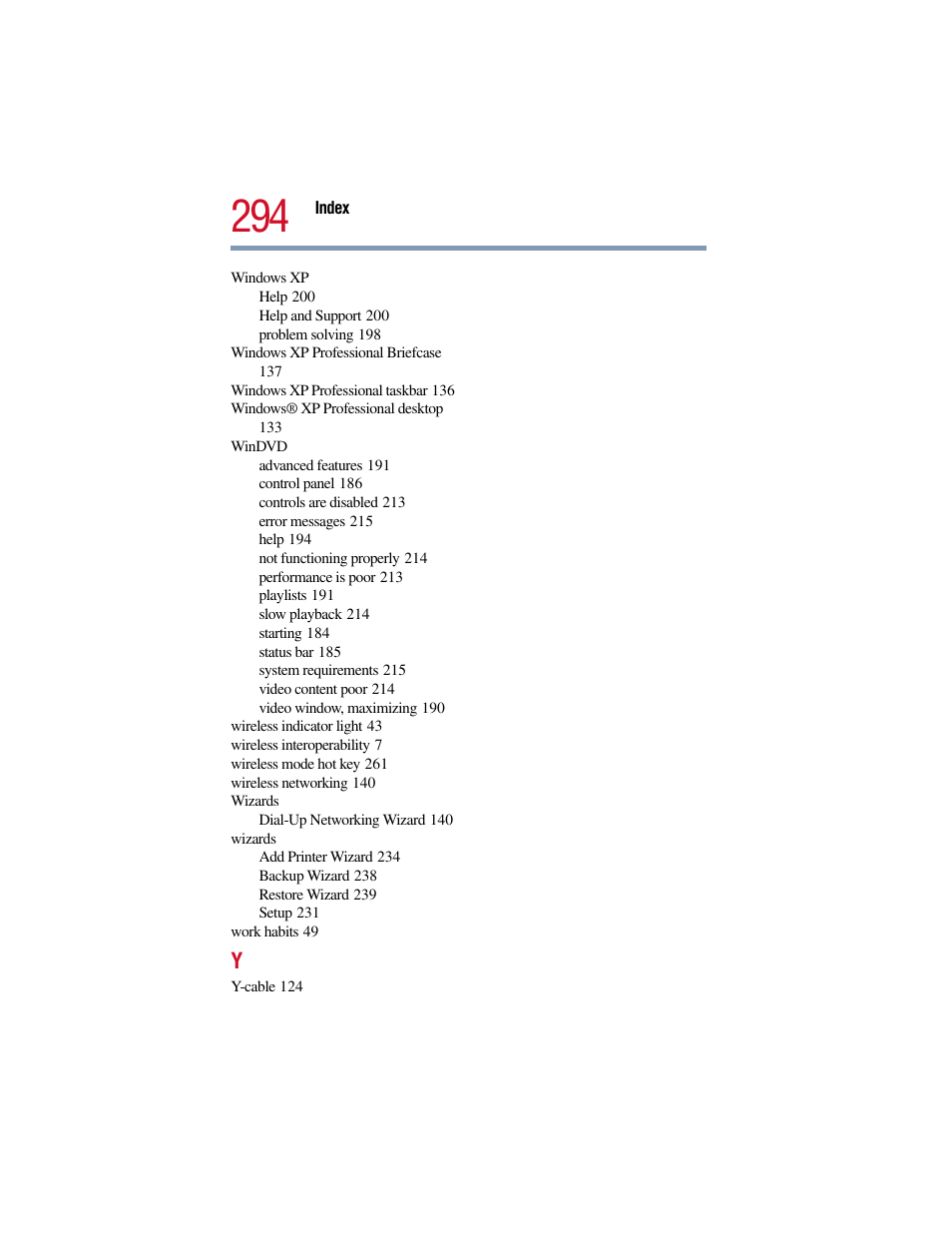 Toshiba Satellite Pro 6000 Series User Manual | Page 294 / 295