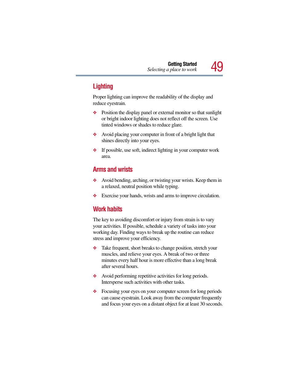 Toshiba Satellite Pro 6000 Series User Manual | Page 49 / 295