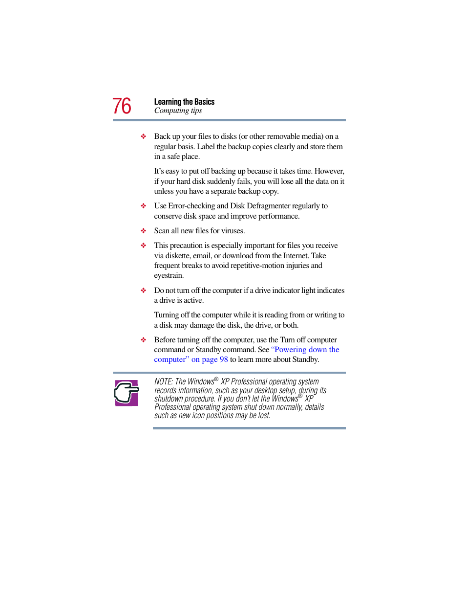 Toshiba Satellite Pro 6000 Series User Manual | Page 76 / 295