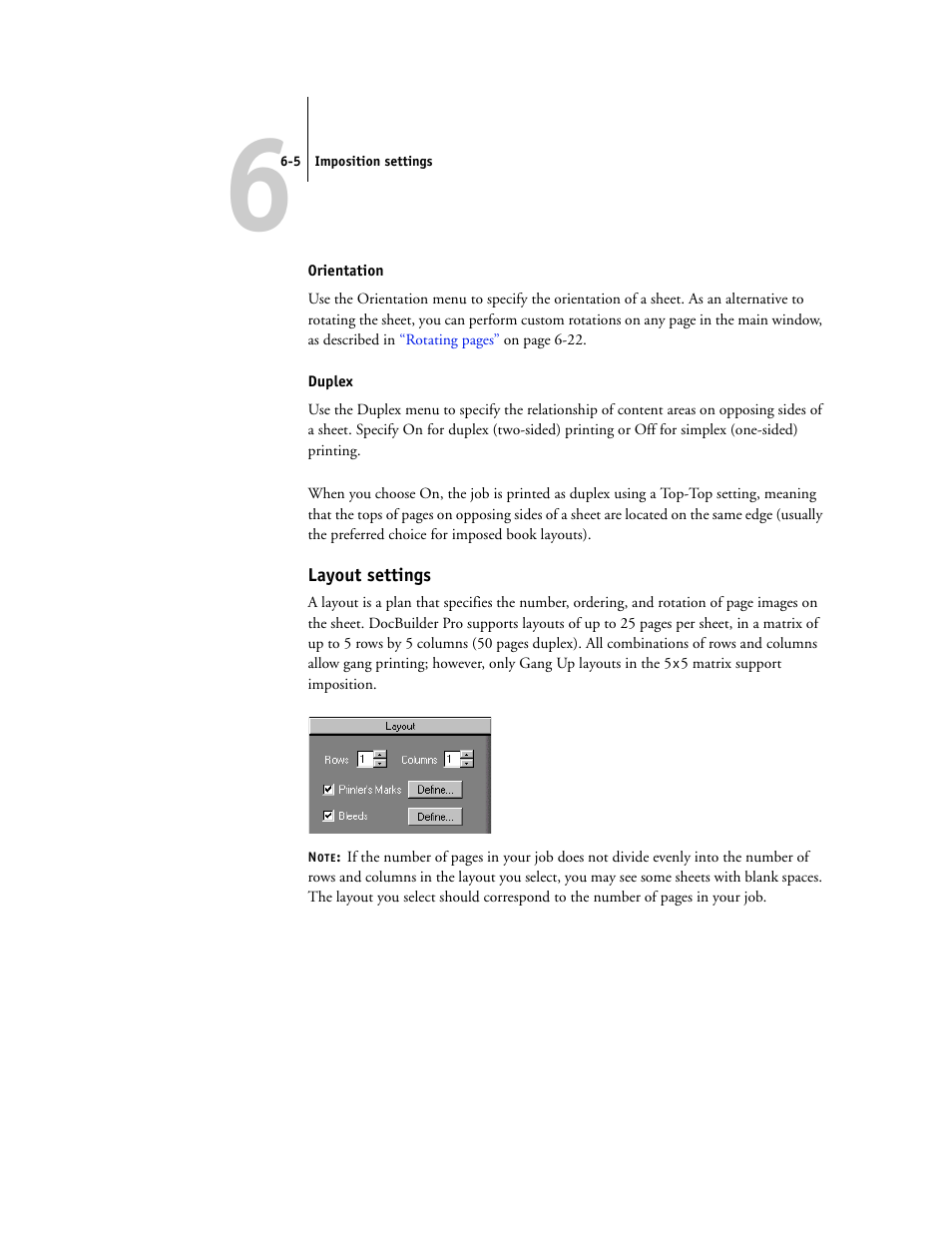 Layout settings | Toshiba FIERY GA-1121 User Manual | Page 127 / 210