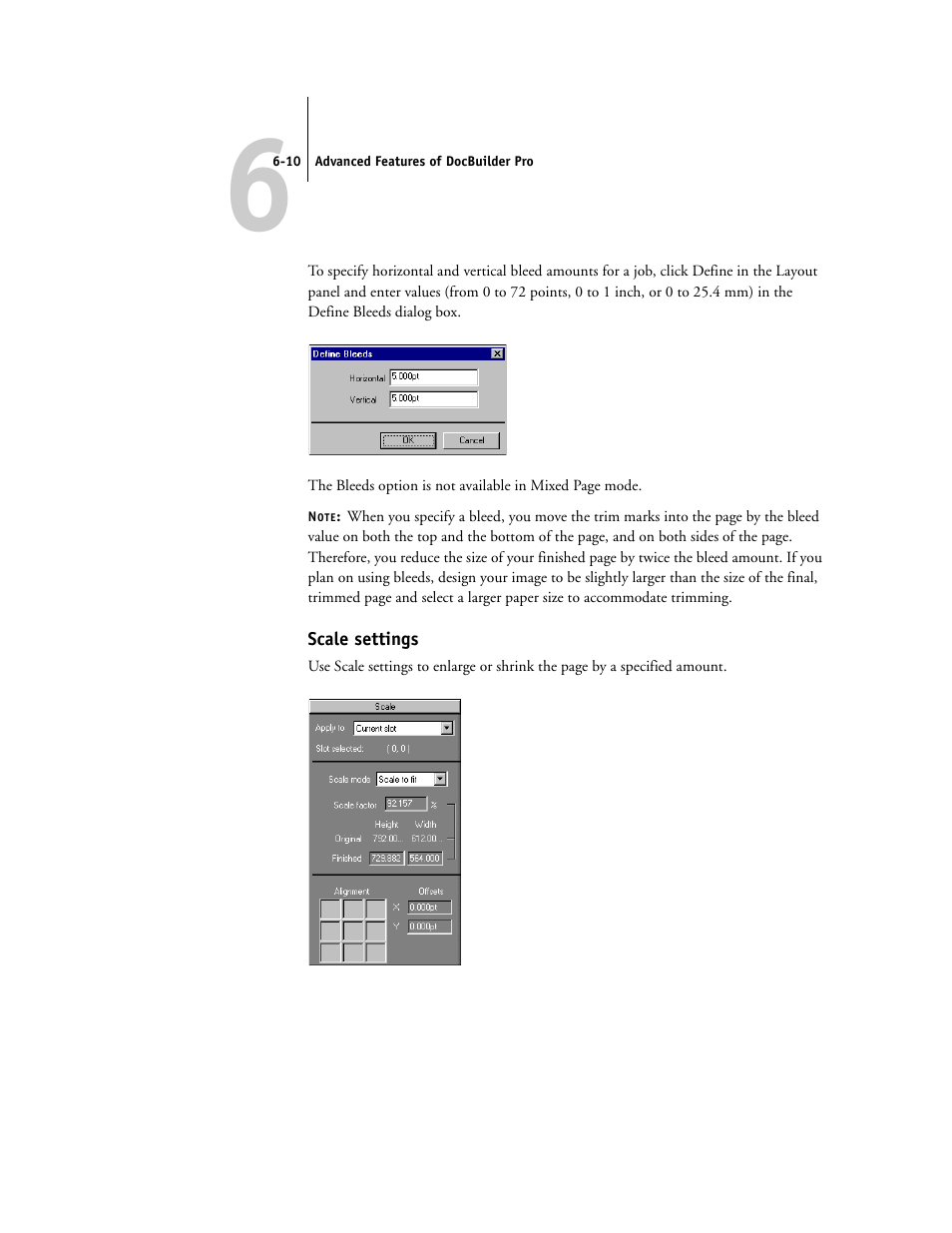 Scale settings | Toshiba FIERY GA-1121 User Manual | Page 132 / 210