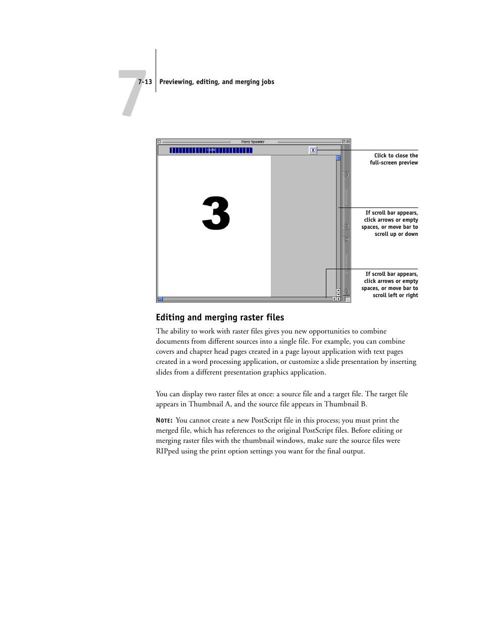 Editing and merging raster files | Toshiba FIERY GA-1121 User Manual | Page 163 / 210