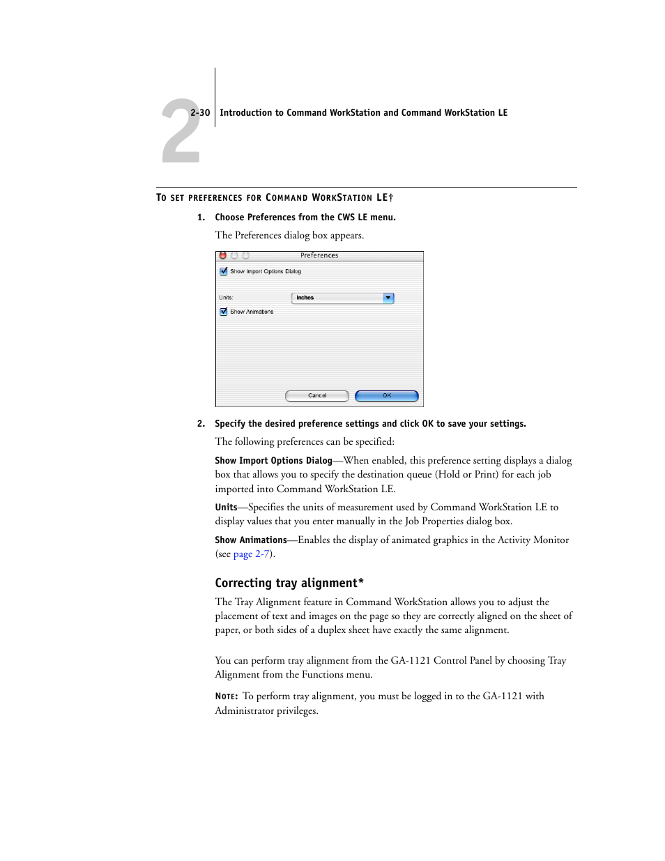 Correcting tray alignment | Toshiba FIERY GA-1121 User Manual | Page 56 / 210