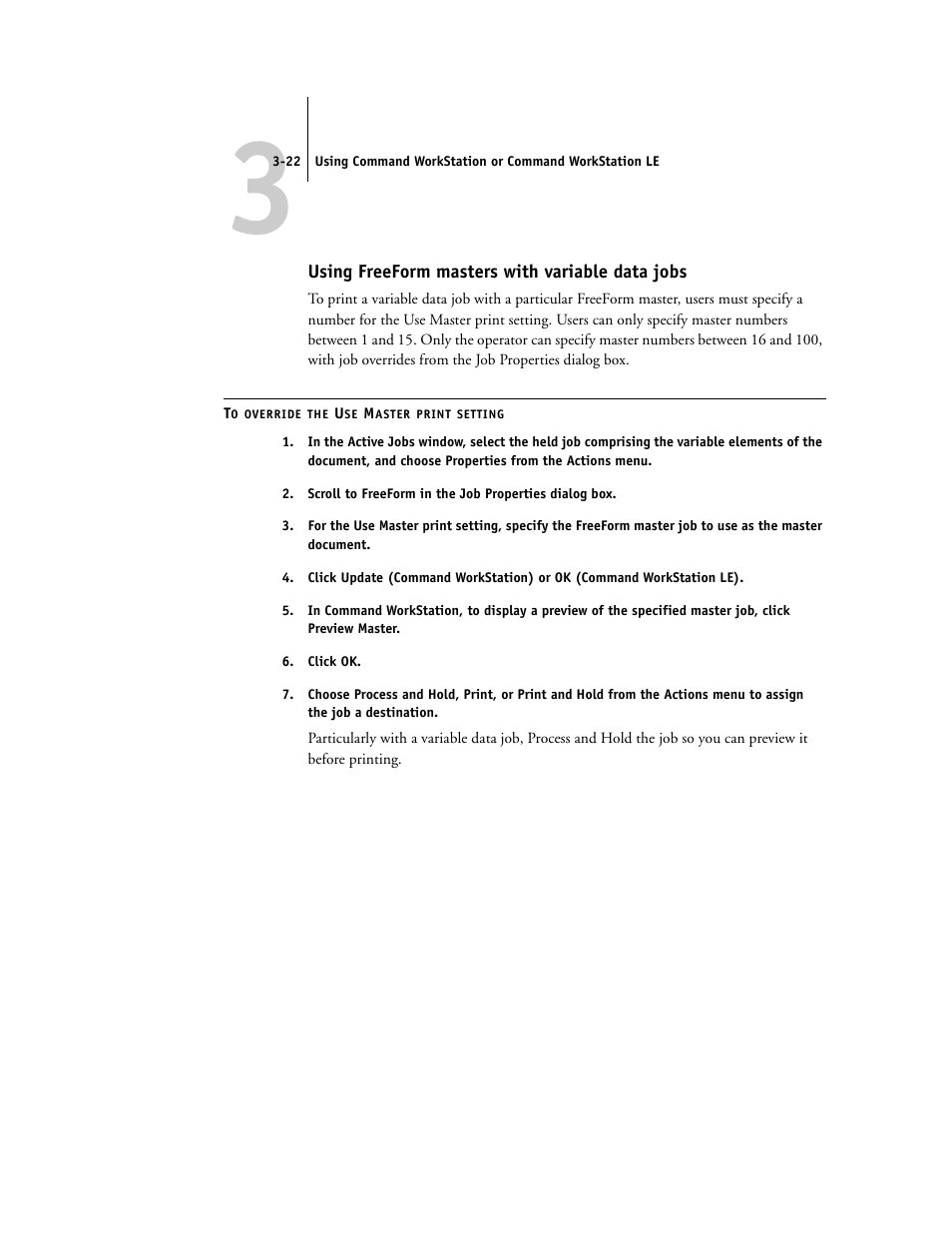 Using freeform masters with variable data jobs | Toshiba FIERY GA-1121 User Manual | Page 84 / 210