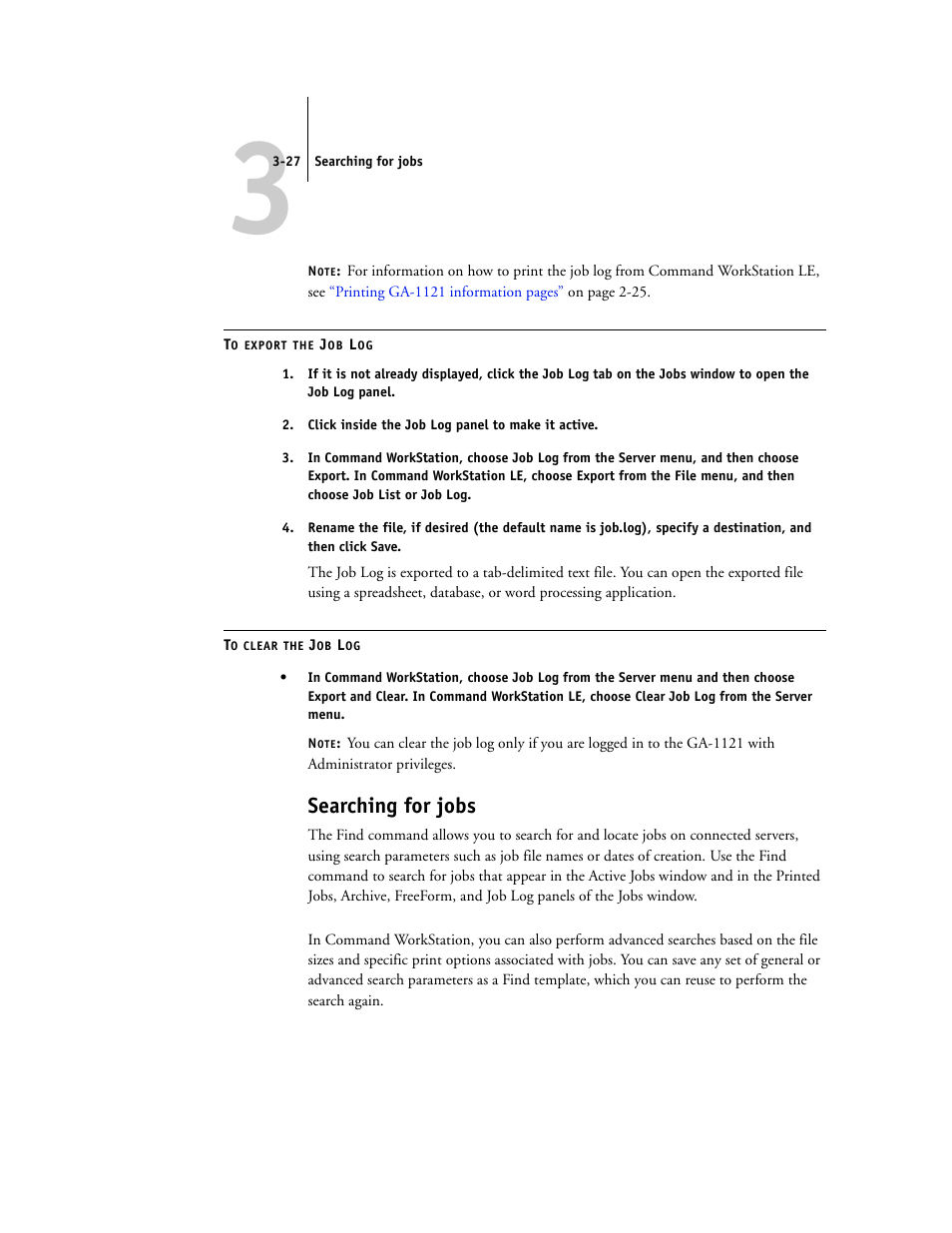 Searching for jobs | Toshiba FIERY GA-1121 User Manual | Page 89 / 210