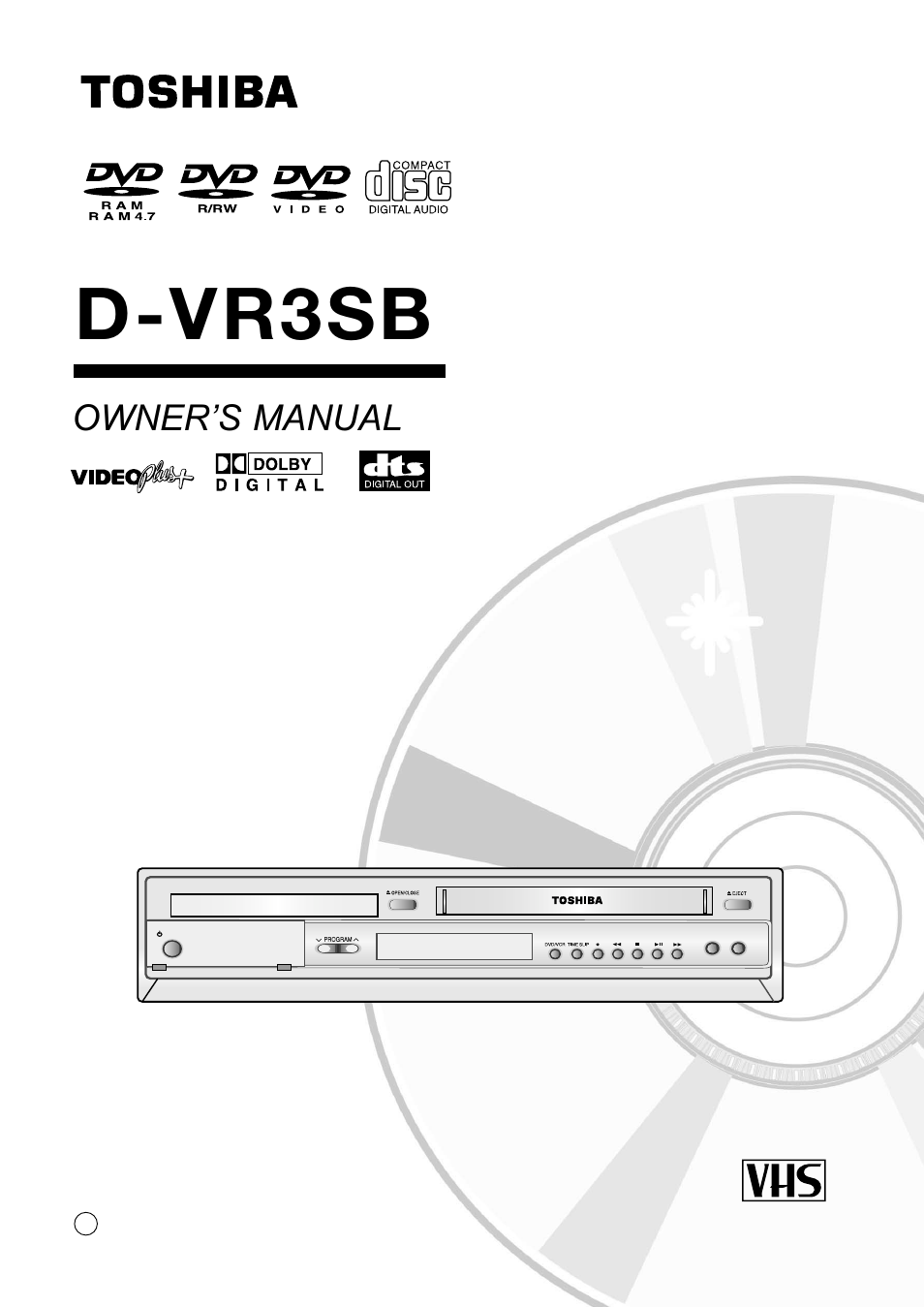 Toshiba D-VR3SB User Manual | 110 pages