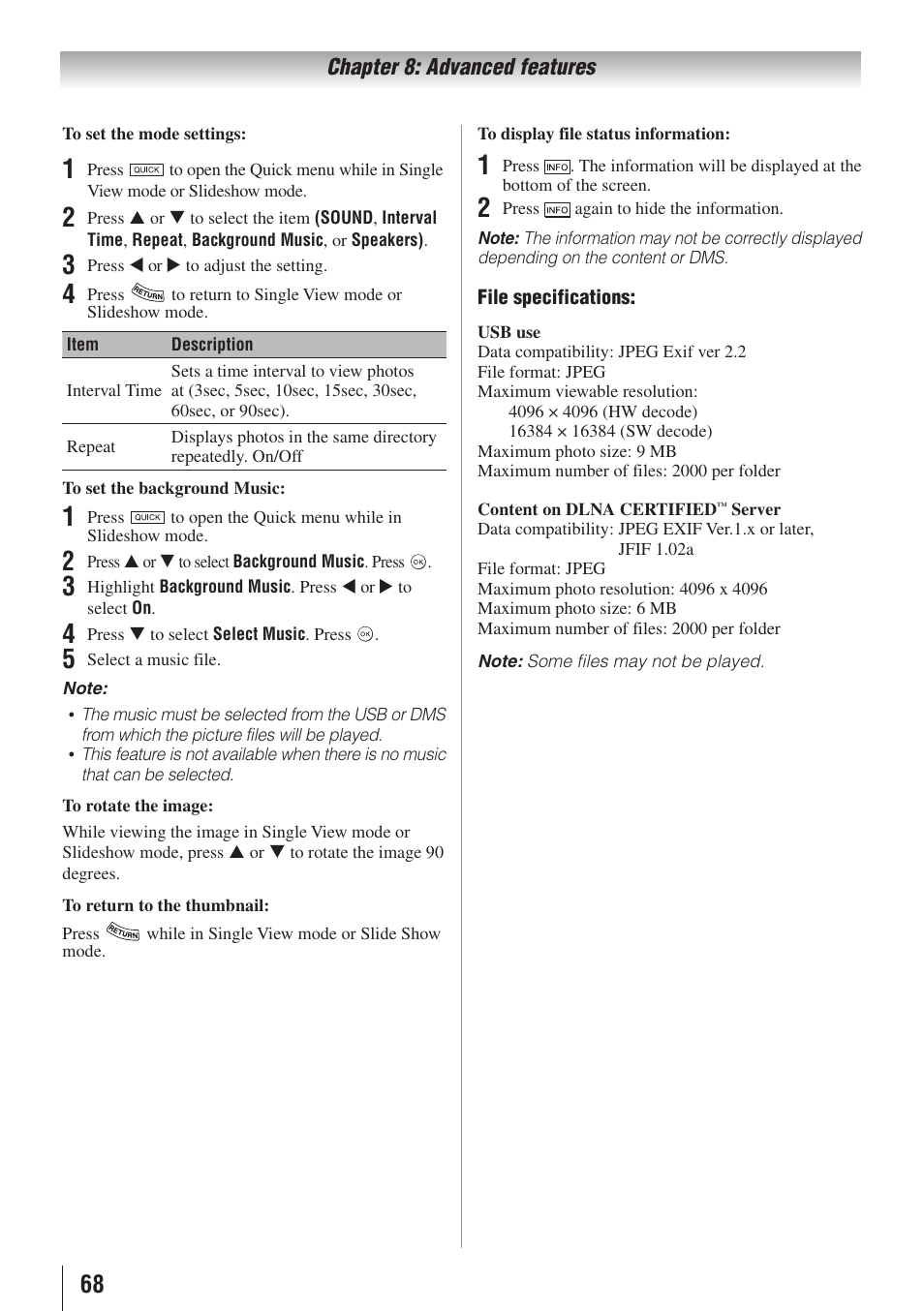 Toshiba 32SL415U User Manual | Page 68 / 92