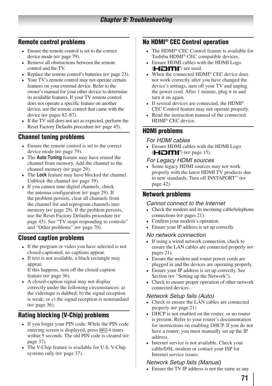 Toshiba 32SL415U User Manual | Page 71 / 92