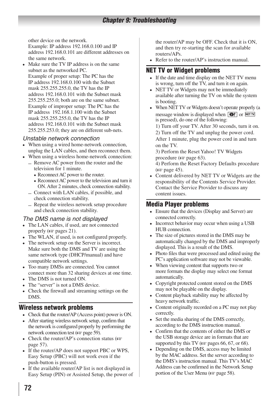 Toshiba 32SL415U User Manual | Page 72 / 92