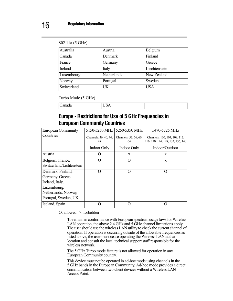 Toshiba Satellite A55 User Manual | Page 16 / 68