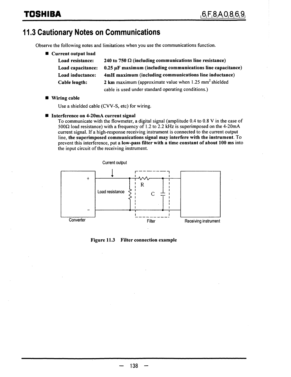 3 cautionary notes on communications, Toshiba | Toshiba LF600F User Manual | Page 139 / 162