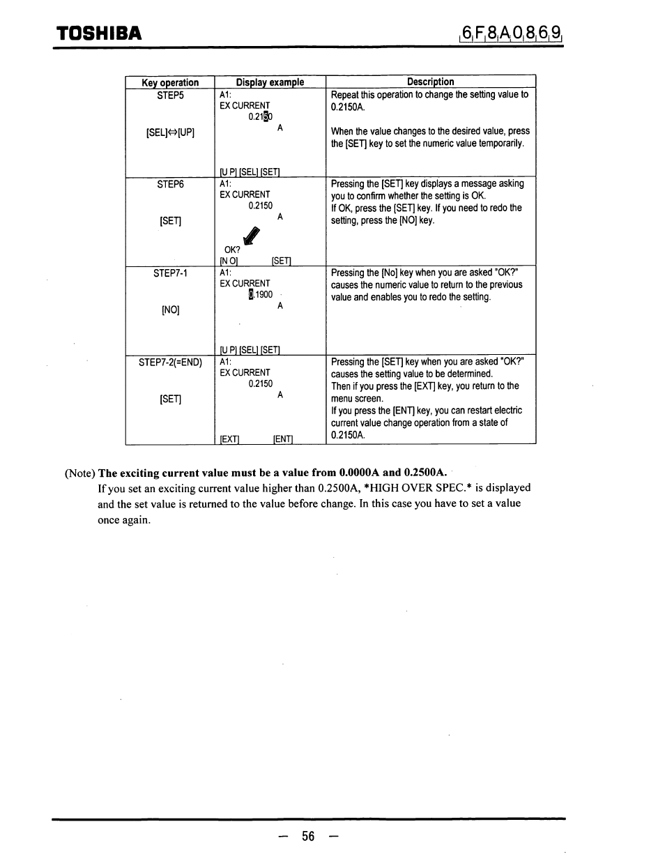 Toshiba | Toshiba LF600F User Manual | Page 57 / 162