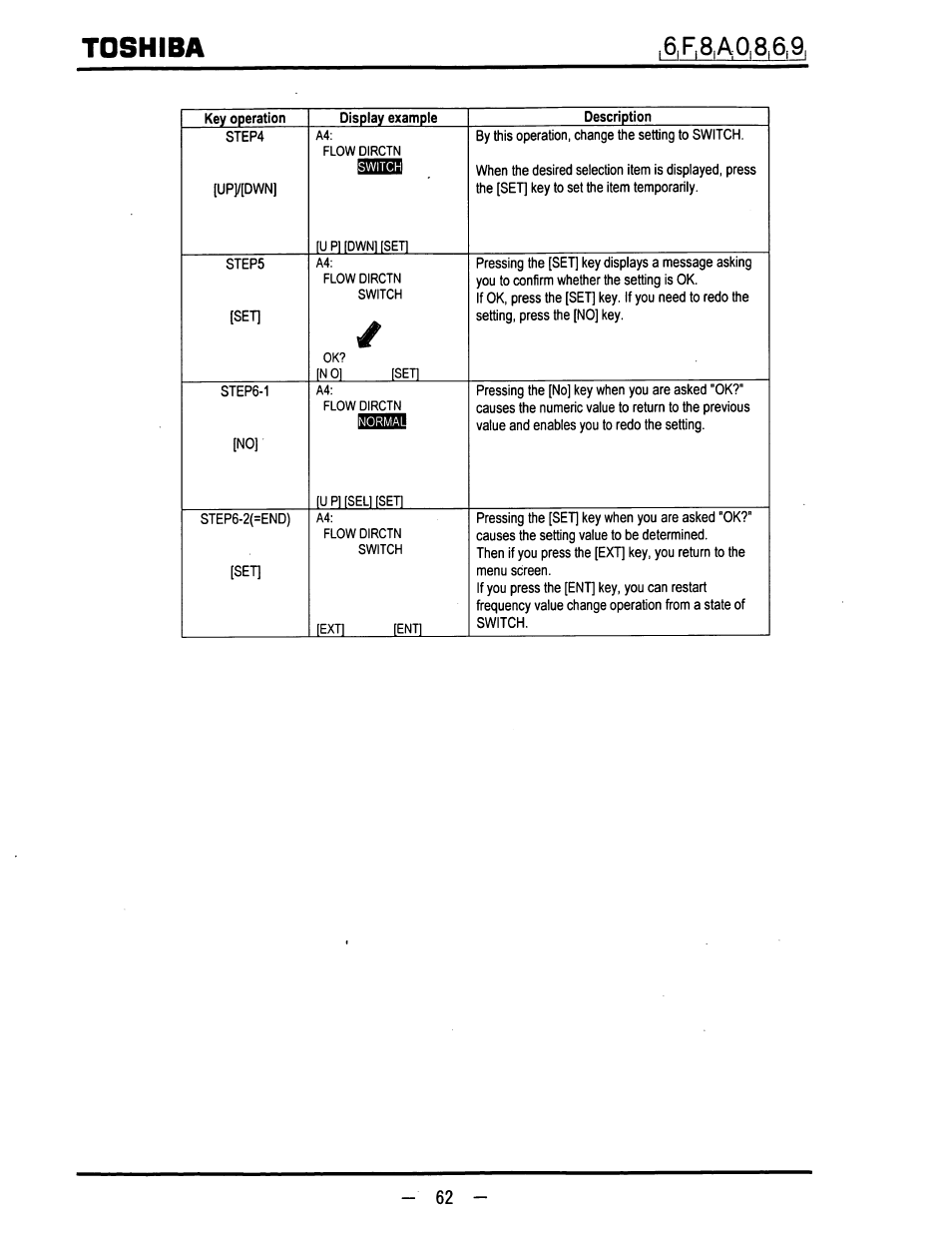 Toshiba | Toshiba LF600F User Manual | Page 63 / 162