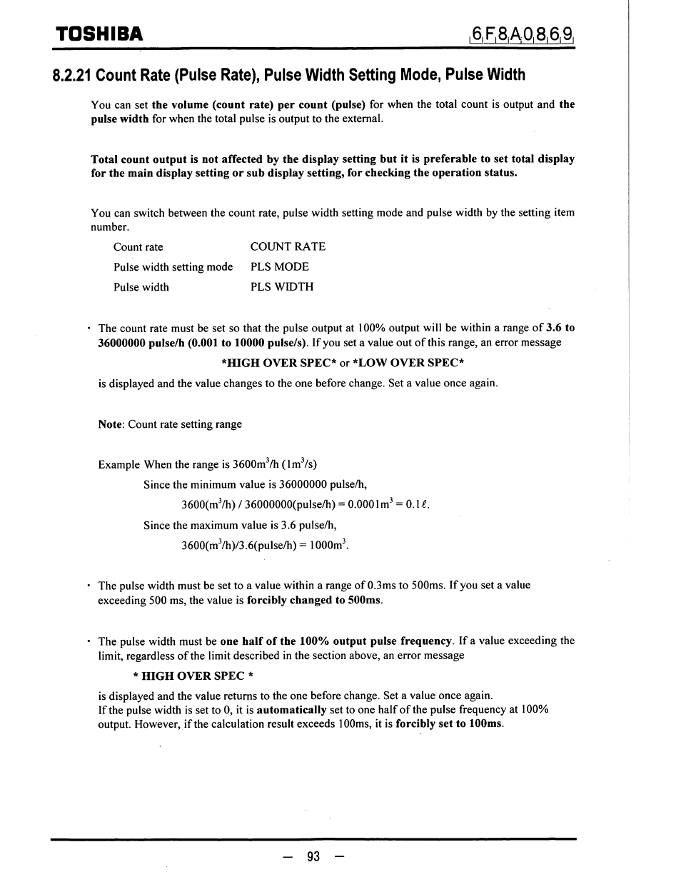 Toshiba | Toshiba LF600F User Manual | Page 94 / 162