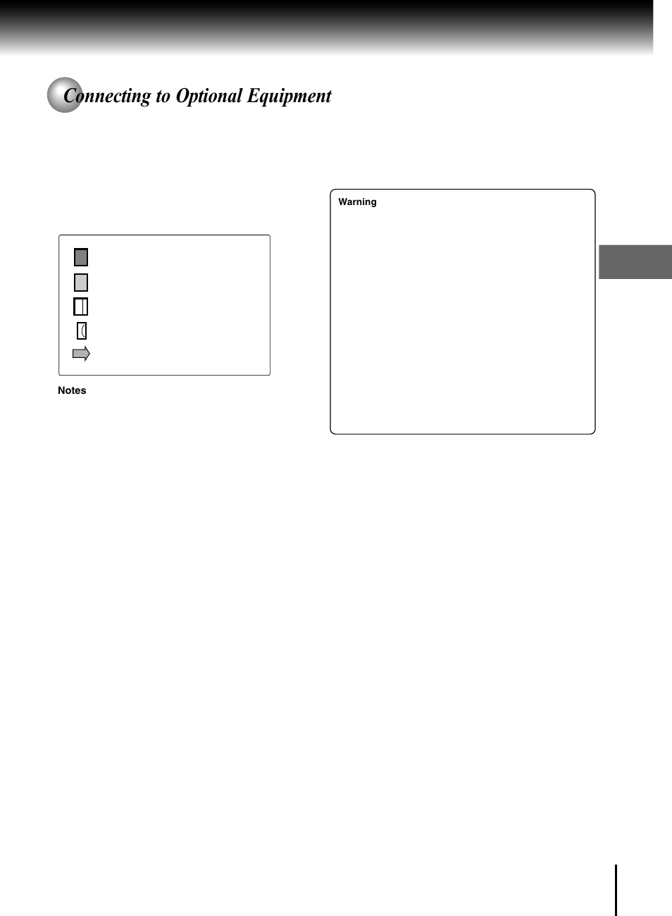 Connecting to optional equipment | Toshiba SD-370EKE User Manual | Page 25 / 38