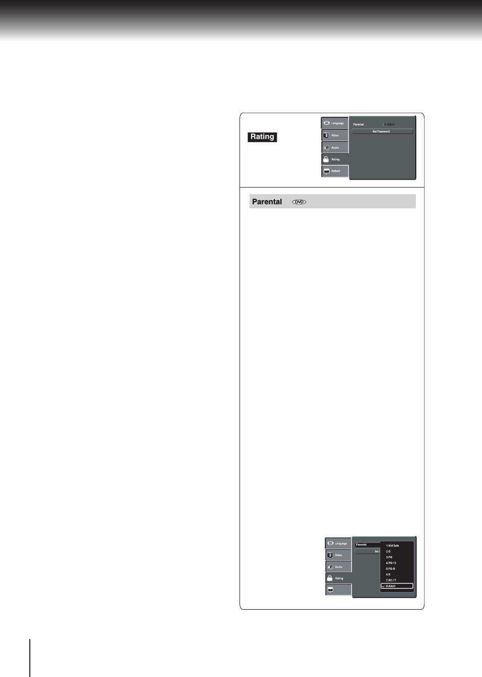 Toshiba SD-370EKE User Manual | Page 32 / 38